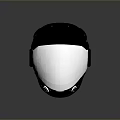 Sci-Fi Helmet Alien Helmet-Helmet High Tech Helmet Game Helmet 3d model