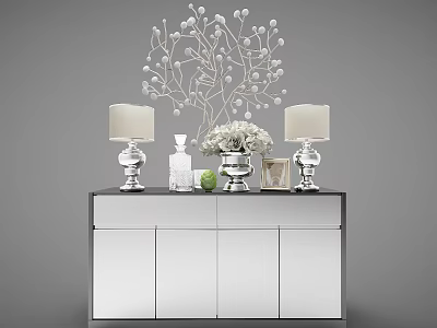 Modern Side Cabinet Decorative Cabinet 3d model Modern Side Cabinet Decorative Cabinet 3d model