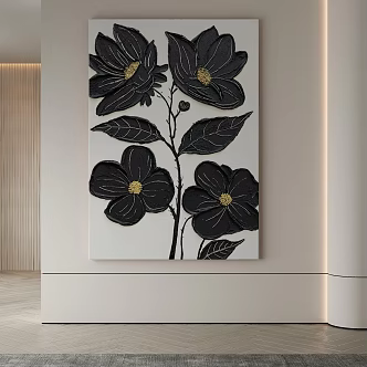 Quiet decorative painting 3d model