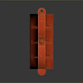 Red Traffic Safety Barrier With Visible Design For Road Construction Use