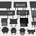 Various Landscape Pavilion Designs With Traditional And Modern Roof Structures