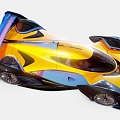 McLaren solus gt sports car super racing luxury car super sports car low face number low model simple model game sub-era film and television level 3d model