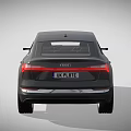 Modern Gray Audi Sedan With Sleek Exterior And Alloy Wheels Front Grille
