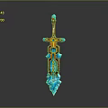 Ancient Sword Game Sword Magic Sword Magic Sword Magic Sword Magic Sword Magic Sword Officer Sword 3d model