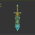 Ancient Sword Game Sword Magic Sword Magic Sword Magic Sword Magic Sword Magic Sword Officer Sword Sword 3d model