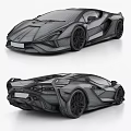 Green Luxury Sports Car With Aerodynamic Body Gold Alloy Wheels And Sleek Exterior