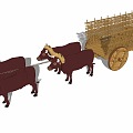 Modern Cow Fun Sick 3d model