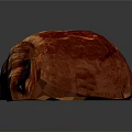Freshly Baked Red Croissant with Shiny Golden Surface and Soft Flaky Layers