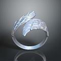 Modern Ring Diamond Ring Gem Ring Women's Ring 3d model