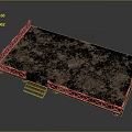 Rustic Distressed Platform With Metal Railing And Wooden Steps Design