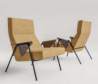 Modern Sofa Chair Single Chair Dining Chair 3d model