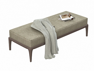 poliform Bed End Stool Soft Bench Sofa Stool model