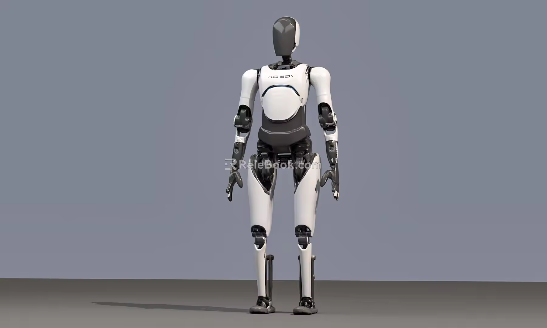 Robot Market Robot Market Robot Intelligent Robot 3d model