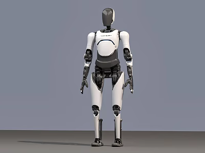 Intelligent Humanoid Robot With Mechanical Limbs And Standing Posture Design 3d model
