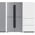 Modern refrigerator 3d model