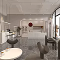 Modern Dessert Experience Shop Exterior With Glass Doors Flower Decor And Stone Steps