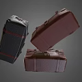 Stylish Leather Handbags In Different Colors With Durable Handles And Metal Buckles