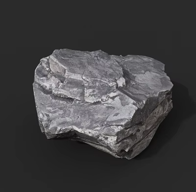 Rustic Natural Stone And Wood Materials With Textured Surfaces For Home Decor 3d model