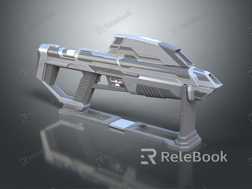 Modern laser gun concept weapon weapon model