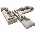 Combination sofa 3d model