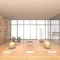 Yoga Studio Yoga Studio 3d model