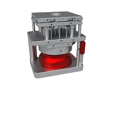 Plastic products toy shell plastic mold processing precision plastic injection mold highway bridge basin bearing factory production sliding anti-seismic hinge bearing two-way GPZ steel basin rubber 3d model