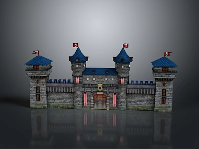 Stone City Wall Ancient City Wall Modern City Wall Castle City Wall Ancient City Wall Wall Wall Brick Wall 3d model