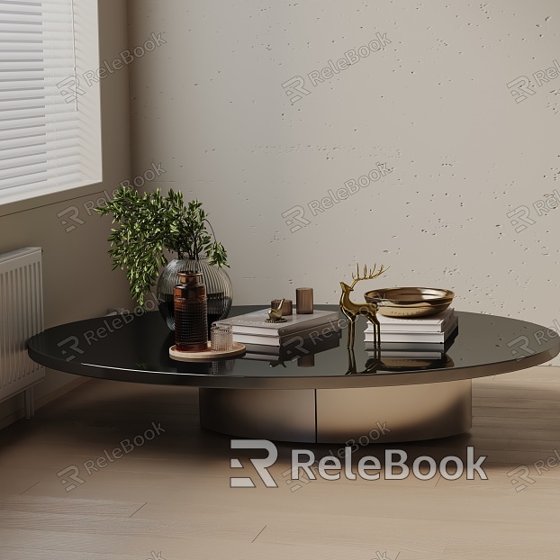 Modern coffee table model