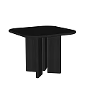 Tivoli Modern Dining Table Minimalist Dining Table Square Dining Table Log Dining Table Black Dining Table 3d model