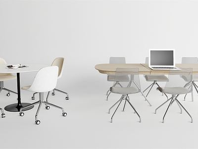 Modern meeting table and chair simple negotiation table and chair combination model