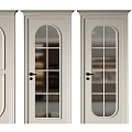 Multiple Styles Interior Hinged Doors With Glass Panels And Paneled Designs