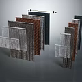 Modern Decorative Room Divider Furniture With Woven Textures And Neutral Tones