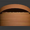 Three Soft Pink Steamed Buns in Open Bamboo Steamer with Lid