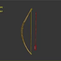 Traditional Wooden Bow And Arrow Weapon With Handcrafted Design Features