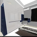 Modern Living Dining Room Interior Design With Black Table Sofa And Floor to Ceiling Window