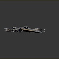 Modern Fighter Fighter Fighter Sci-fi Fighter 3d model