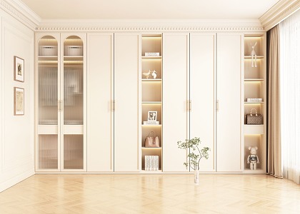 French wardrobe 3d model