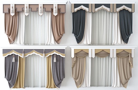 Curtains 3d model