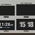 70 Inch and 80 Inch TVs Featuring 1550x880mm 1780x1010mm Dimensions and Time