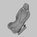 Modern Single Chair With Leather Upholstery Ergonomic Design And Sleek Metal Frame