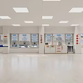 Bright And Spacious Public Service Hall With Comfortable Waiting Seats For Local Casual Job Market
