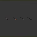 Magical Wands Featuring Various Colors Decorative Designs Top Balls Stripes And Wooden Handles