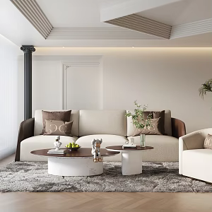 Bentley Sofa Light Luxury Sofa Single Sofa Carpet Coffee Table Top Luxury Sofa 3d model