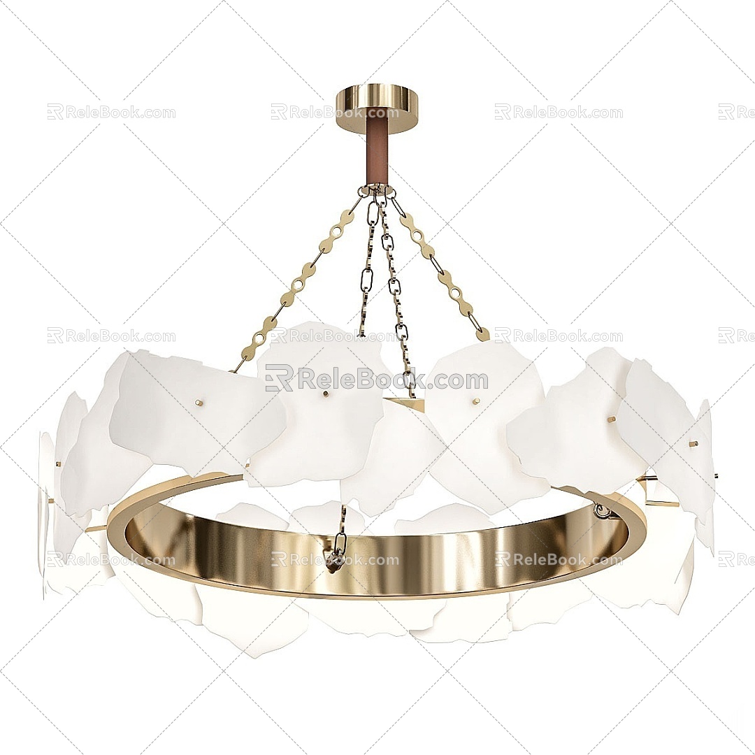 Modern chandelier 3d model