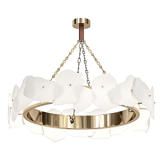 Modern chandelier 3d model