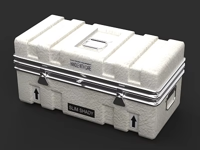 Industrial Equipment Protective Case Shield Series Slim Shady Durable Storage Box 3d model