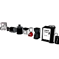 Kitchen Appliances Collection With Coffee Maker Toaster Blender Juicer And More For Home Use
