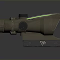 Infrared Steiner Laser Pistol Light Source Firearm Sight Firearm Device 3d model