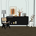 Modern Sideboard 3d model