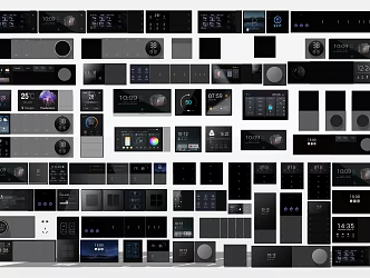 Intelligent switch panel 3d model